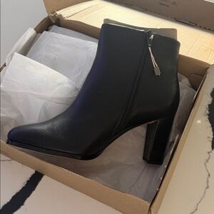 Clarks Sleek Black Ankle Booties